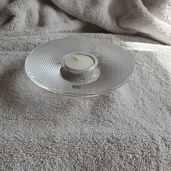 NEW KOSTA BODA GLASS TEA LIGHT CANDLE HOLDER - Picture 7 of 8